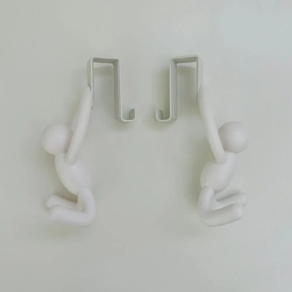 UMBRA White Over The Cabinet Hook Set